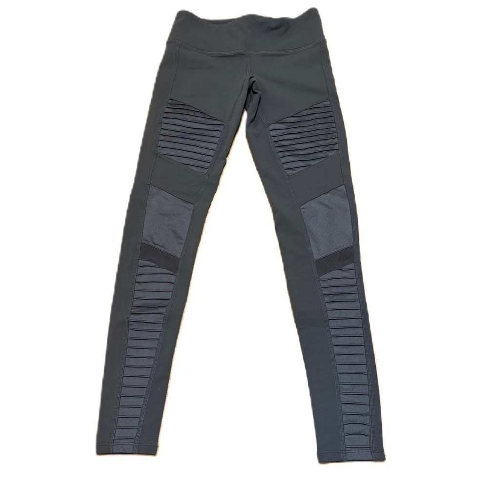 ALO Yoga Gray Ribbed Leggings
